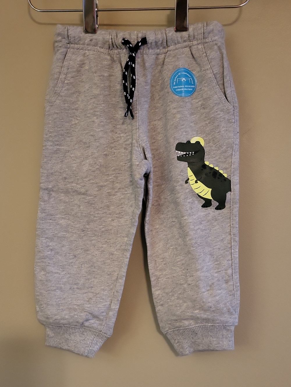NWT Carter's grey dinosaur sweatpants/joggers
